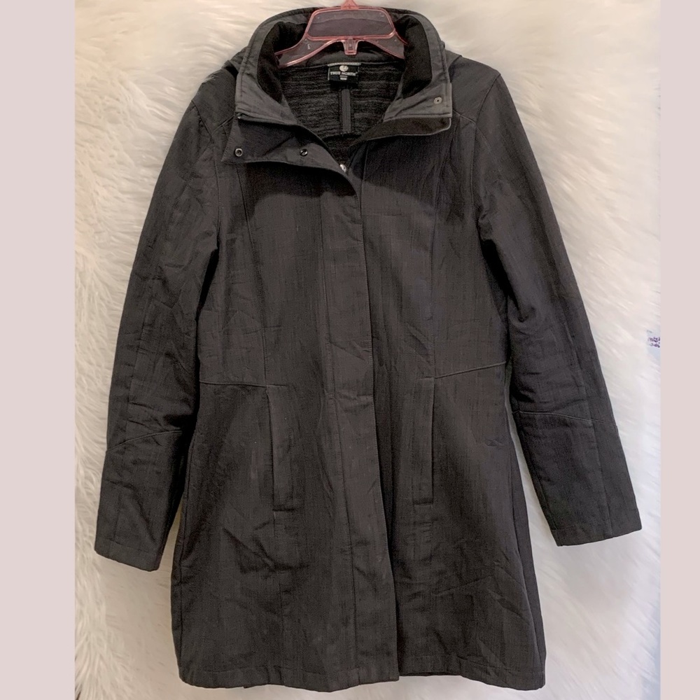 TRUE NORTH Women’s Fall / Winter jacket Size Medium Dark Grey detachable hood